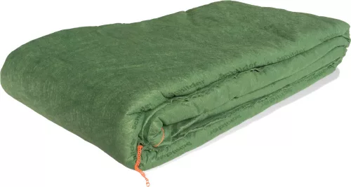 Krycia plachta na balíky sena 7,6 × 12,5 m (uloženie do pyramídy so základňou z 3 balíkov, spolu 60 balíkov)