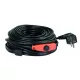 Protimrazový vyhrievací kábel s termostatom 230V/16W - 1 m