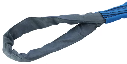 Ťažné lano s očkami 37704, 6 m, 56 000 kg, modré