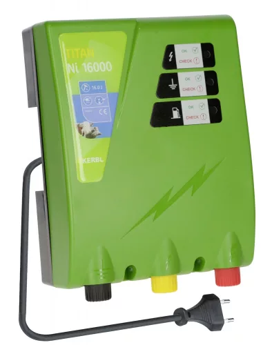 KERBL TITAN Ni 16000 elektrický ohradník 230 V - 16 J