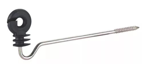 AKO távtartós villanypásztor körszigetelő facsavaros menettel - 22 cm, 10 db/cs