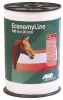 AKO Economyline elektrický ohradník – páska, biela - 200 m x 20 mm, 11 ohm/m, 90 kg