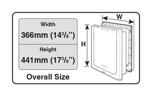 Dvojpolohové dvierka Dog Mate® XL pre veľké psy, biele
