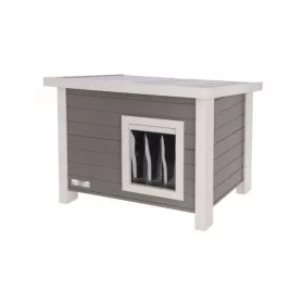   Zateplený domček pre mačky Eli ECO s dvierkami - 57x45x43 cm