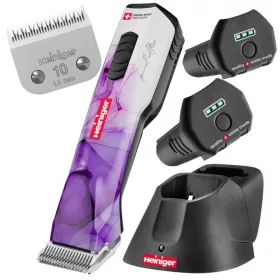   Heiniger Opal strihací strojček s 2 batériami a Snap-On hlavou č. 10